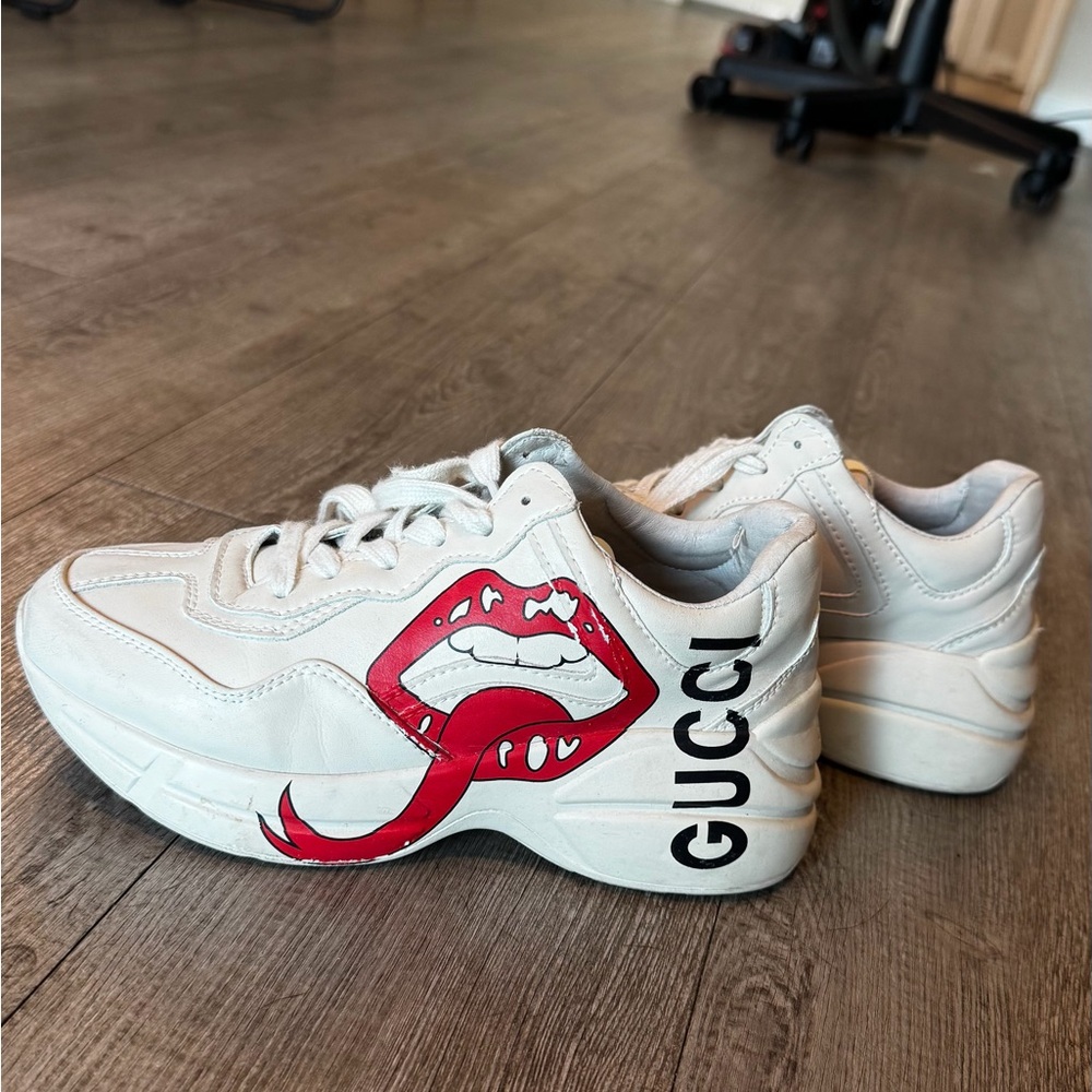 Women’s Gucci Rhyton Mouth Sneakers